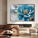 Floral Canvas Wall Art WAD551-F 90 x 60 cm / Stretched on hidden frame