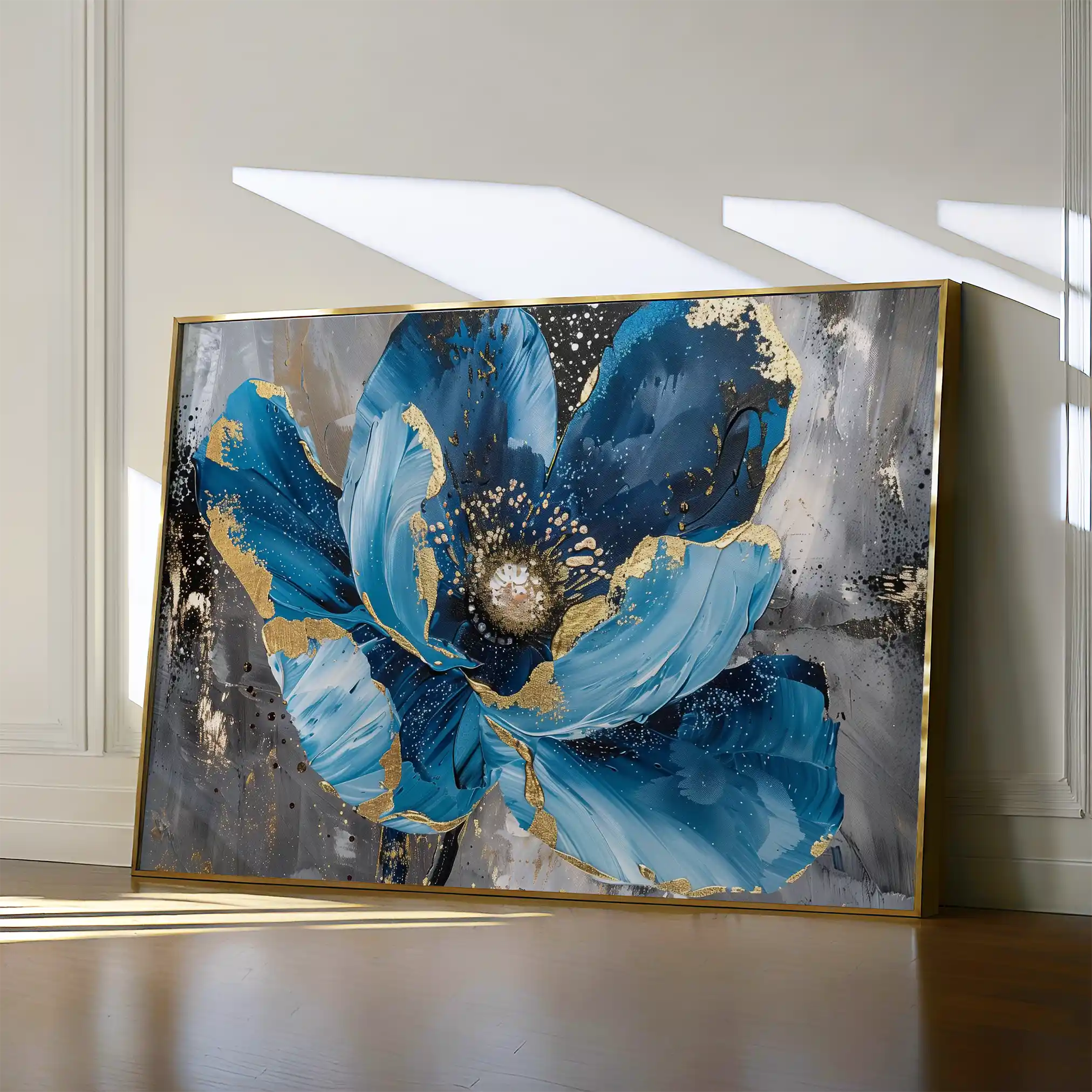 Floral Canvas Wall Art WAD552-F 90 x 60 cm / Stretched on hidden frame