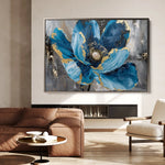 Floral Canvas Wall Art WAD552-F 90 x 60 cm / Stretched on hidden frame