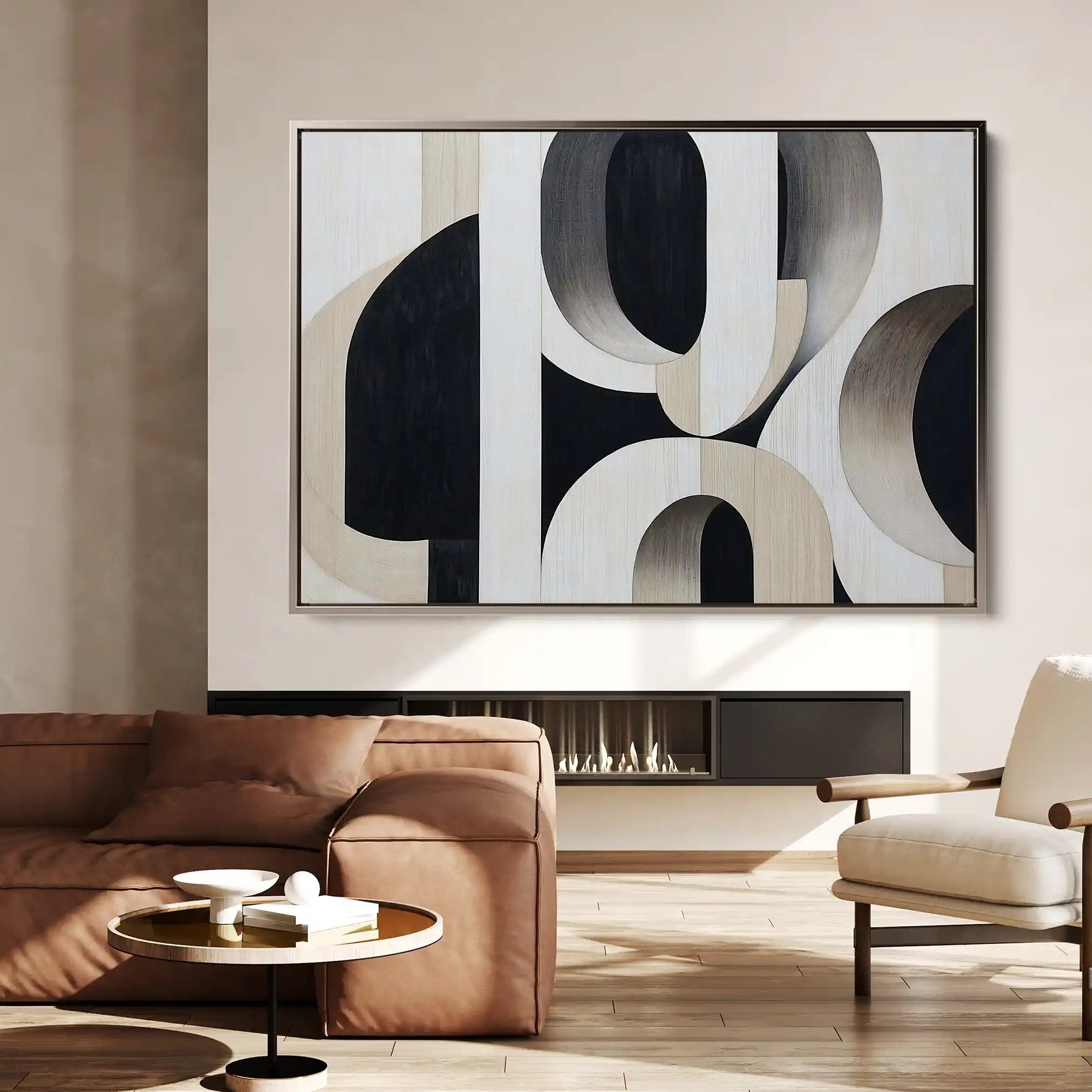 Abstract 554 Canvas Art 60 x 40 cm / Stretched on hidden frame