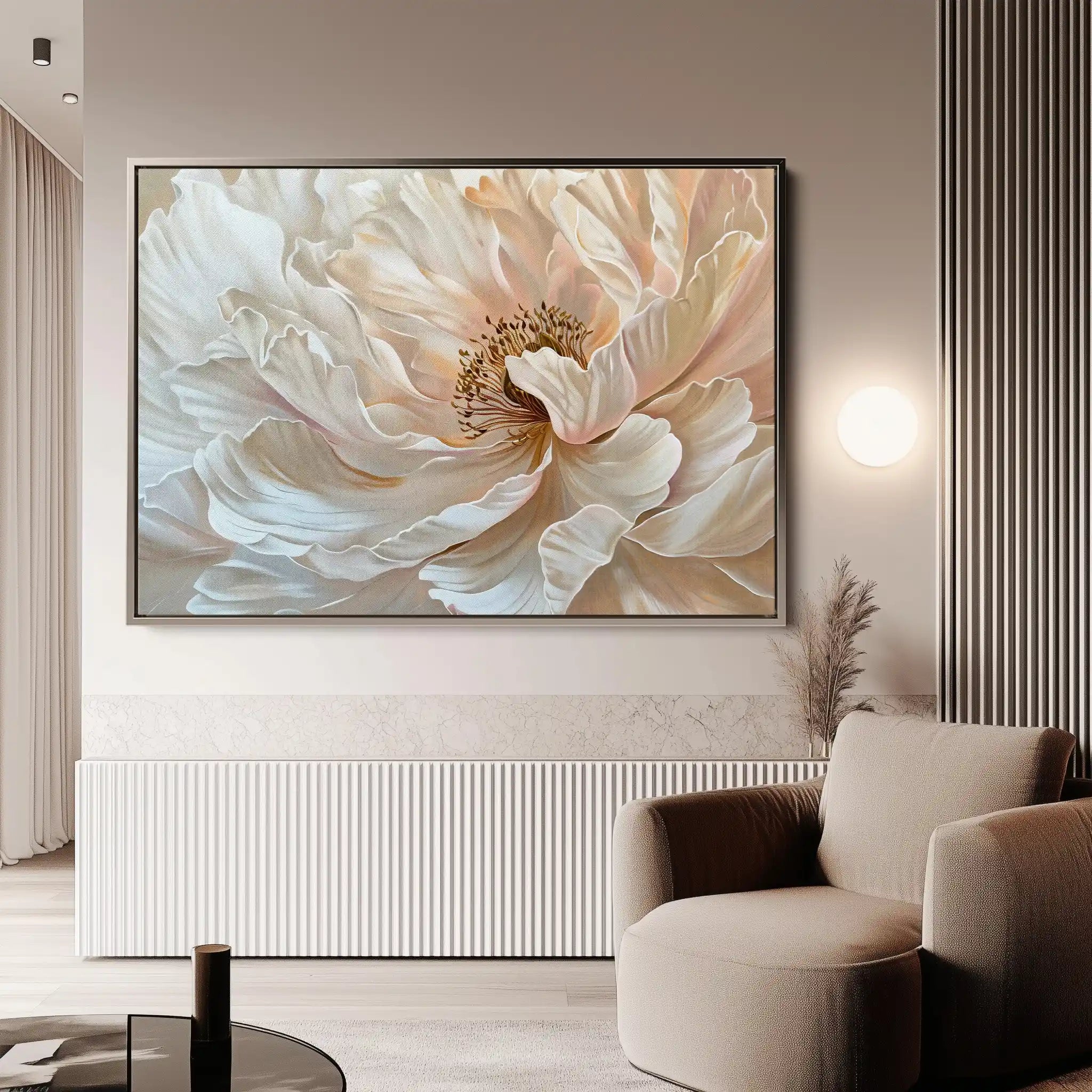 Floral Canvas Wall Art WAD554-F 90 x 60 cm / Stretched on hidden frame