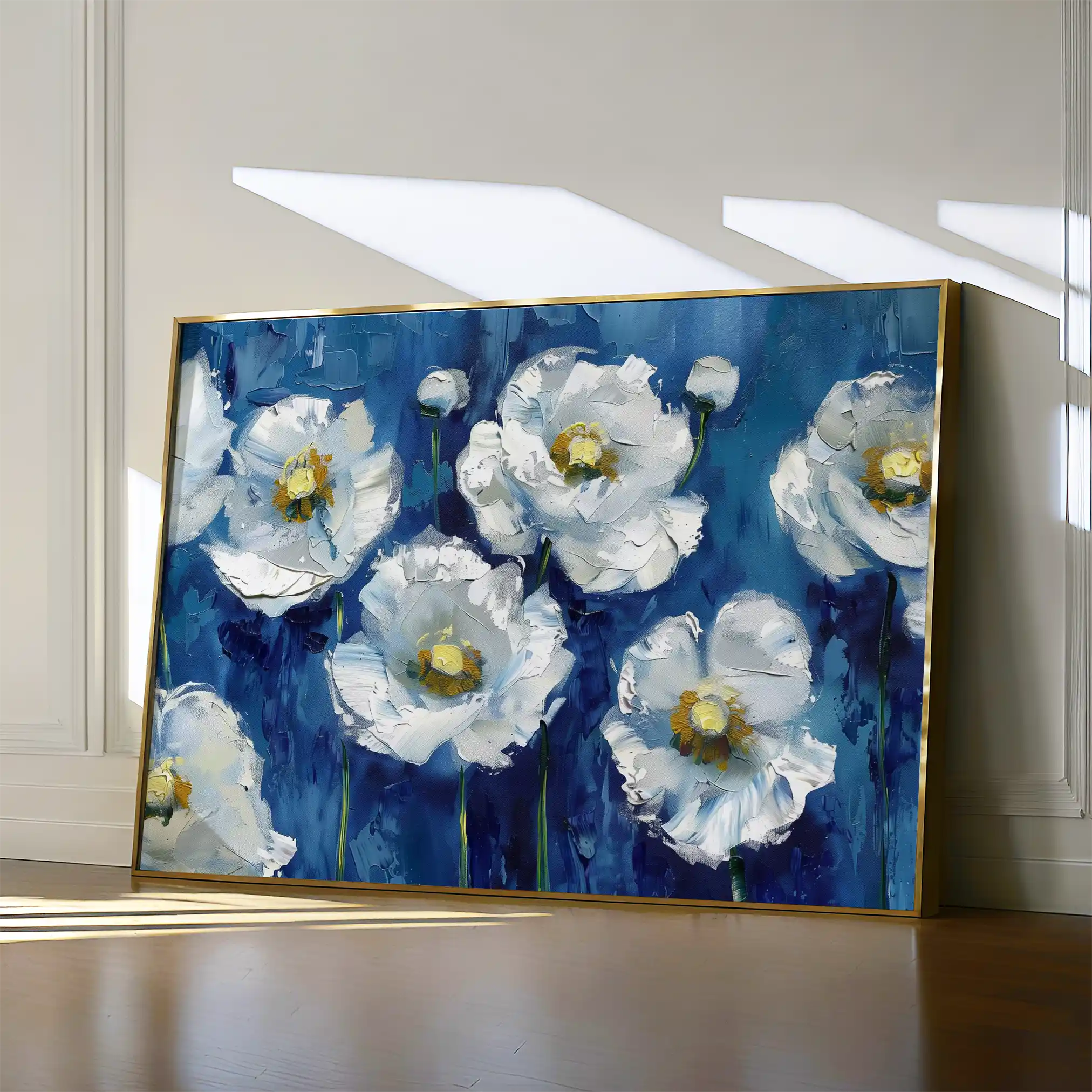 Floral Canvas Wall Art WAD561-F 90 x 60 cm / Stretched on hidden frame
