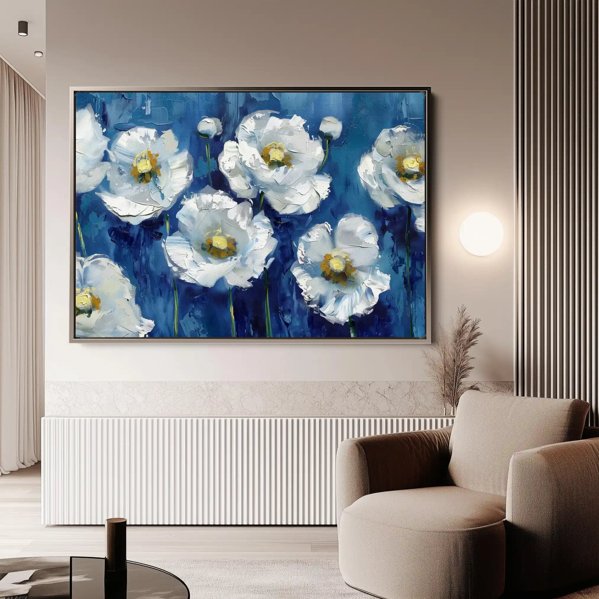 Floral Canvas Wall Art WAD561-F 90 x 60 cm / Stretched on hidden frame