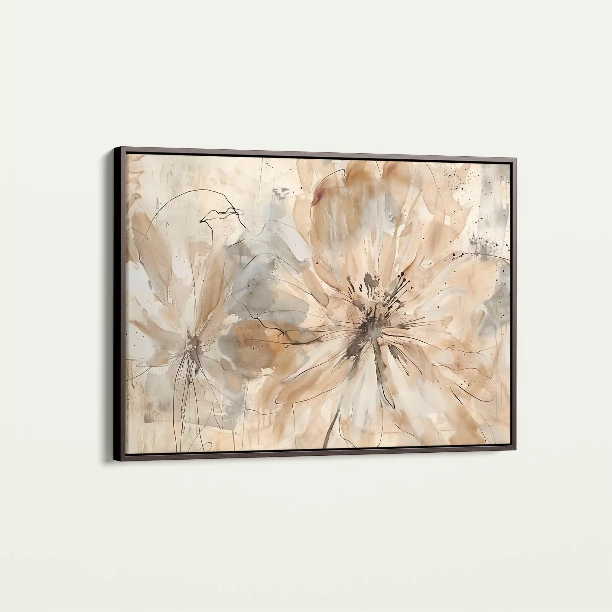 Floral Canvas Wall Art WAD563-F 90 x 60 cm / Stretched on hidden frame
