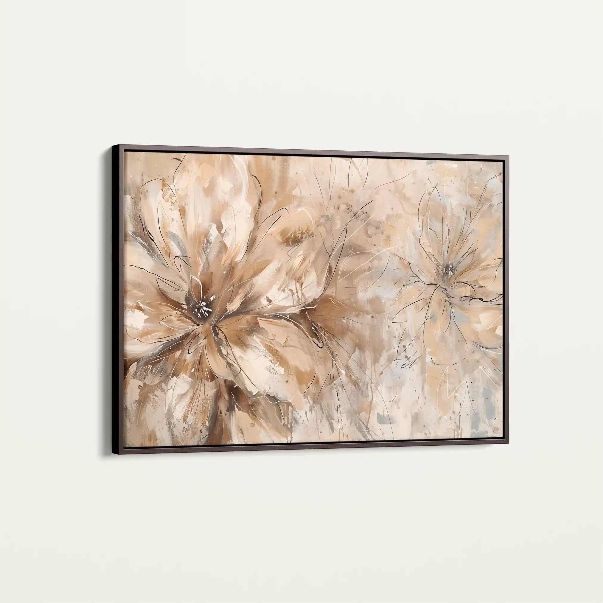 Floral Canvas Wall Art WAD564-F 90 x 60 cm / Stretched on hidden frame
