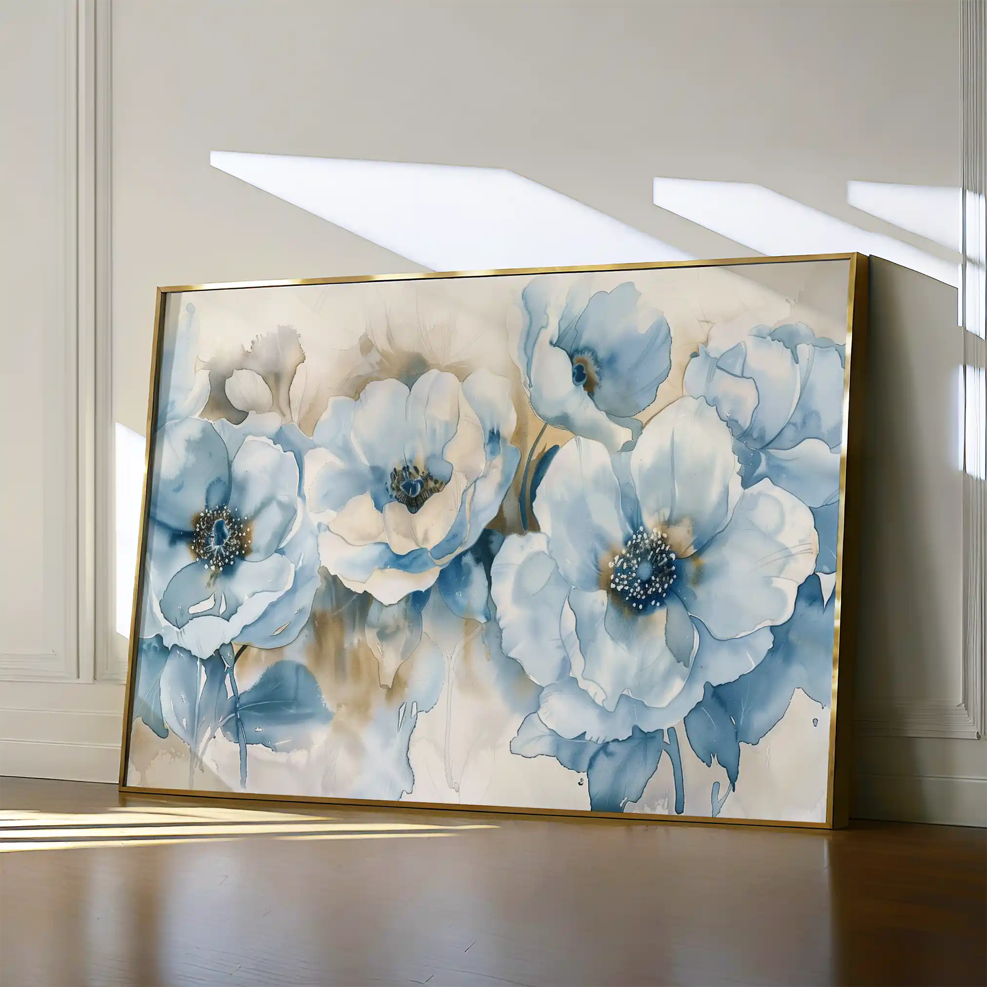 Floral Canvas Wall Art WAD565-F 90 x 60 cm / Stretched on hidden frame