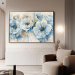 Floral Canvas Wall Art WAD565-F 90 x 60 cm / Stretched on hidden frame
