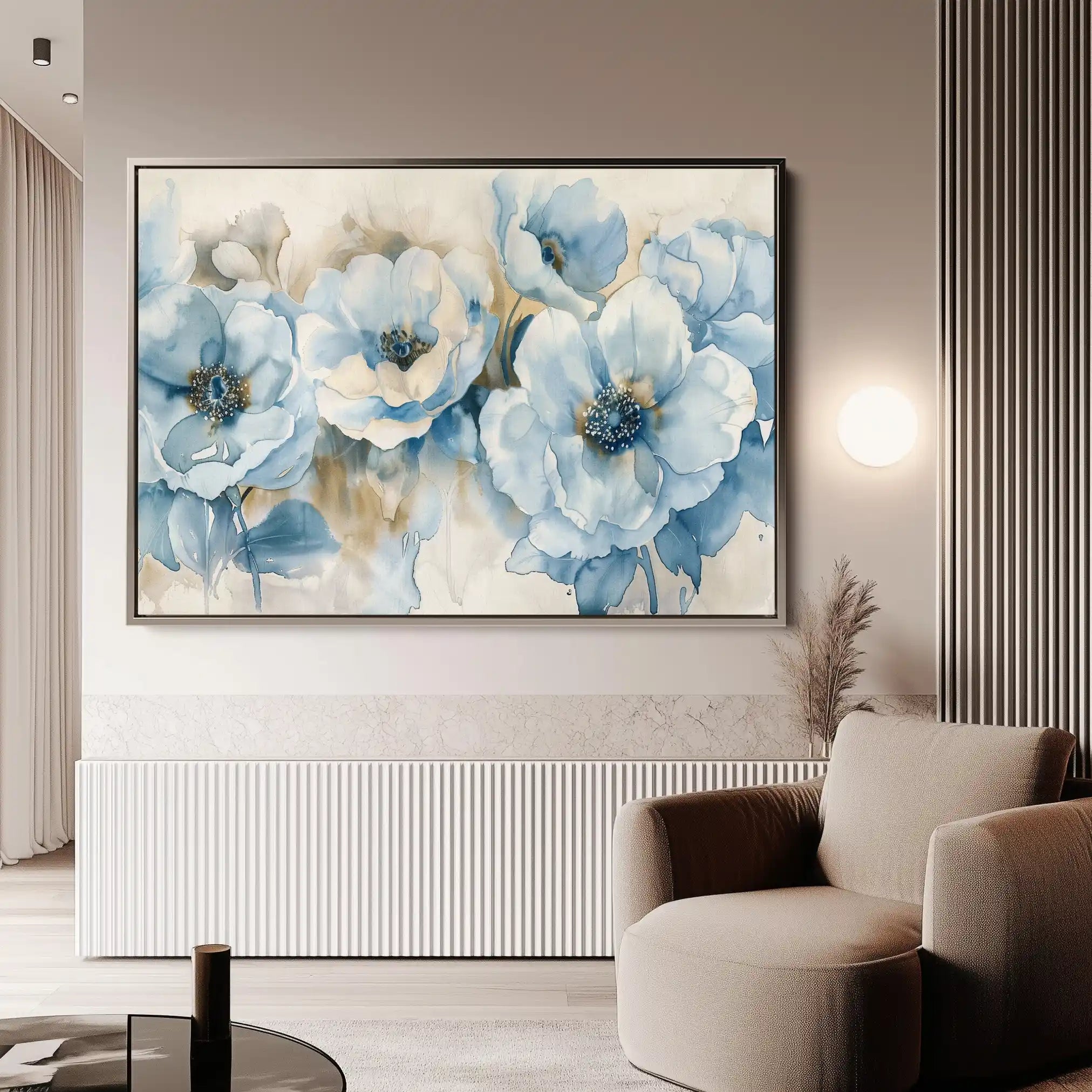 Floral Canvas Wall Art WAD565-F 90 x 60 cm / Stretched on hidden frame