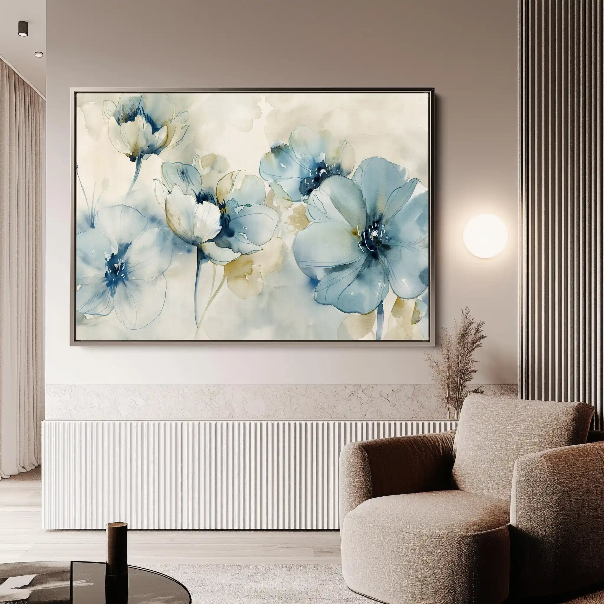 Floral Canvas Wall Art WAD566-F 90 x 60 cm / Stretched on hidden frame