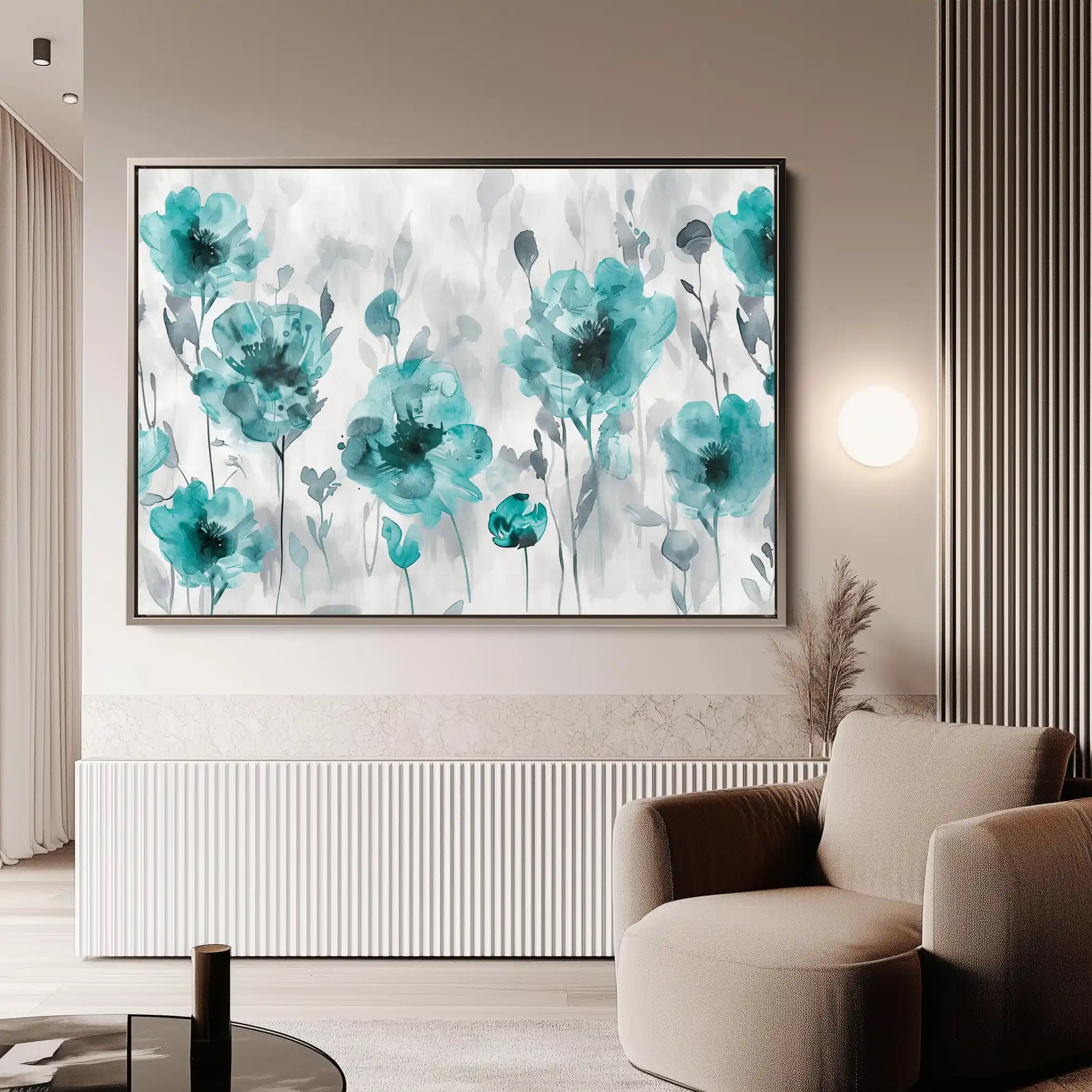 Floral Canvas Wall Art WAD567-F 90 x 60 cm / Stretched on hidden frame