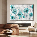 Floral Canvas Wall Art WAD567-F 90 x 60 cm / Stretched on hidden frame