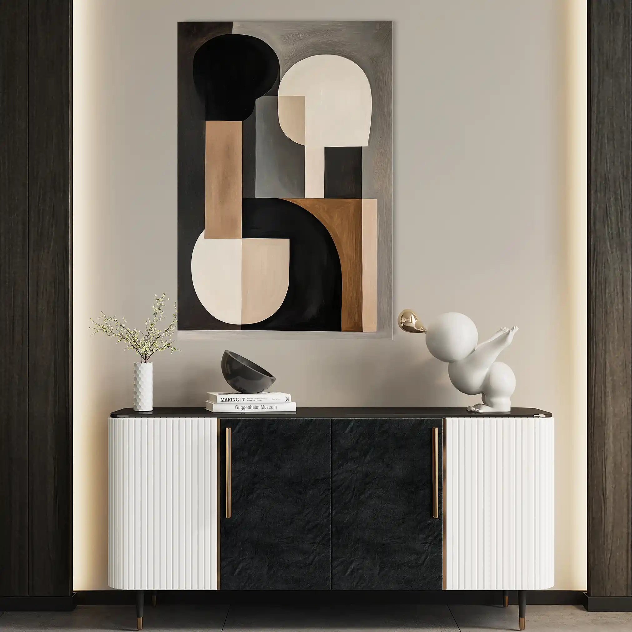 Abstract 568 Canvas Art 60 x 40 cm / Stretched on hidden frame