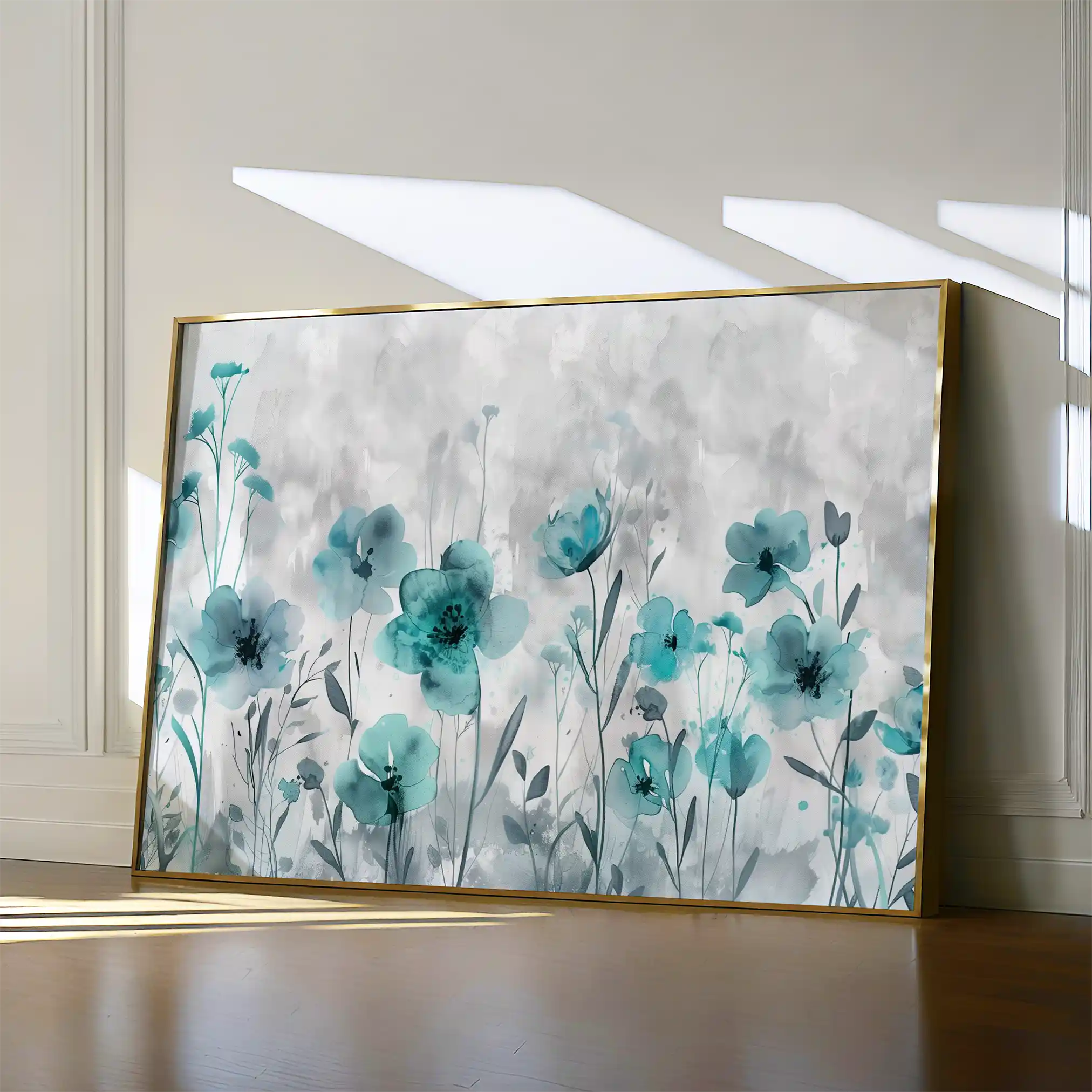 Floral Canvas Wall Art WAD568-F 90 x 60 cm / Stretched on hidden frame
