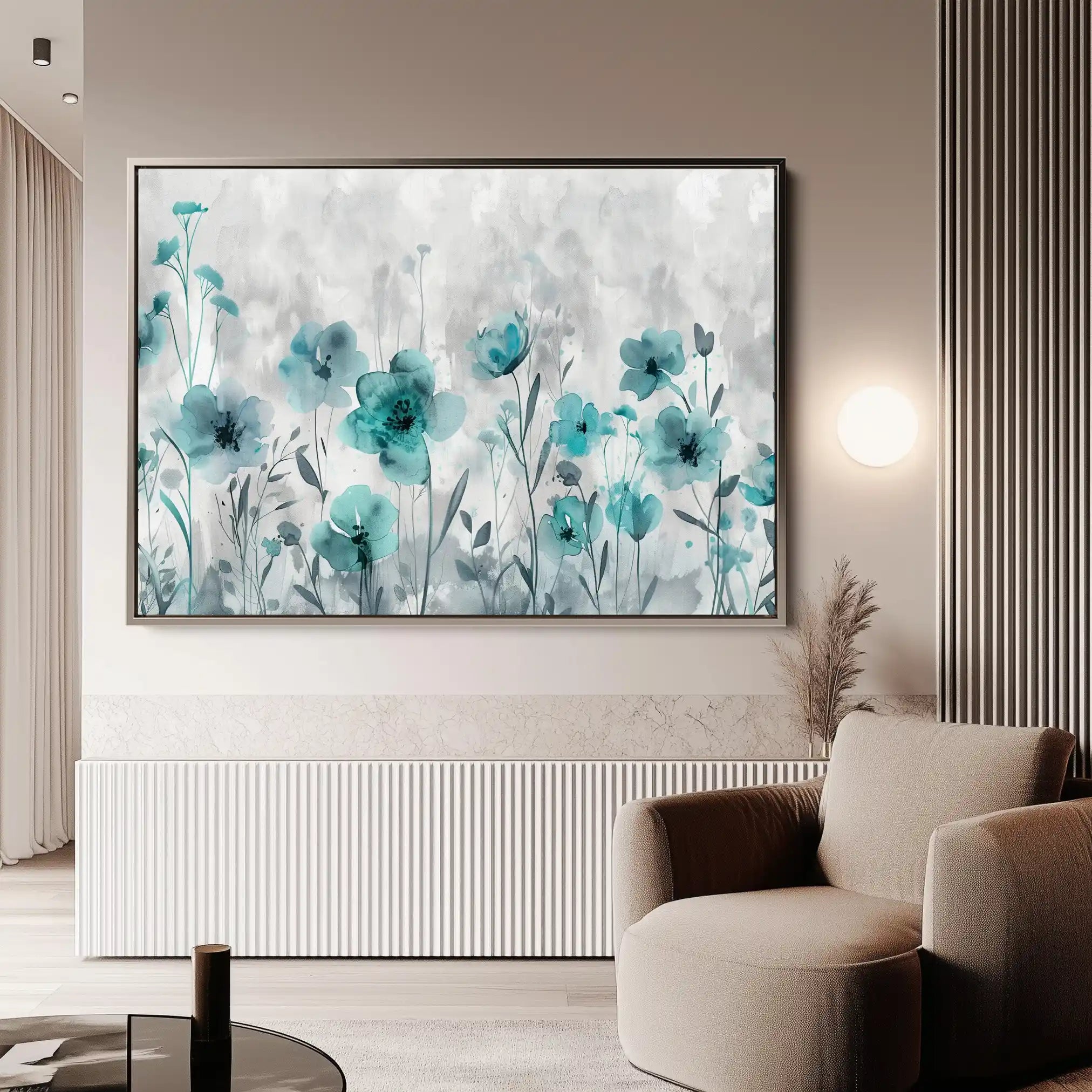 Floral Canvas Wall Art WAD568-F 90 x 60 cm / Stretched on hidden frame