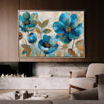 Floral Canvas Wall Art WAD569-F 90 x 60 cm / Stretched on hidden frame