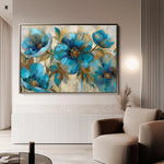 Floral Canvas Wall Art WAD570-F 90 x 60 cm / Stretched on hidden frame