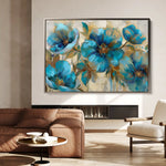 Floral Canvas Wall Art WAD570-F 90 x 60 cm / Stretched on hidden frame