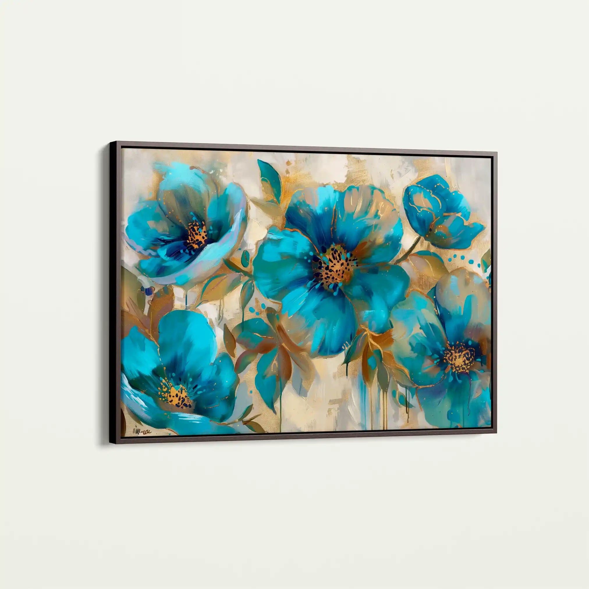 Floral Canvas Wall Art WAD570-F 90 x 60 cm / Stretched on hidden frame