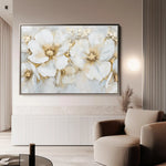 Floral Canvas Wall Art WAD571-F 90 x 60 cm / Stretched on hidden frame