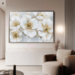 Floral Canvas Wall Art WAD572-F 90 x 60 cm / Stretched on hidden frame