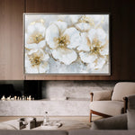 Floral Canvas Wall Art WAD572-F 90 x 60 cm / Stretched on hidden frame
