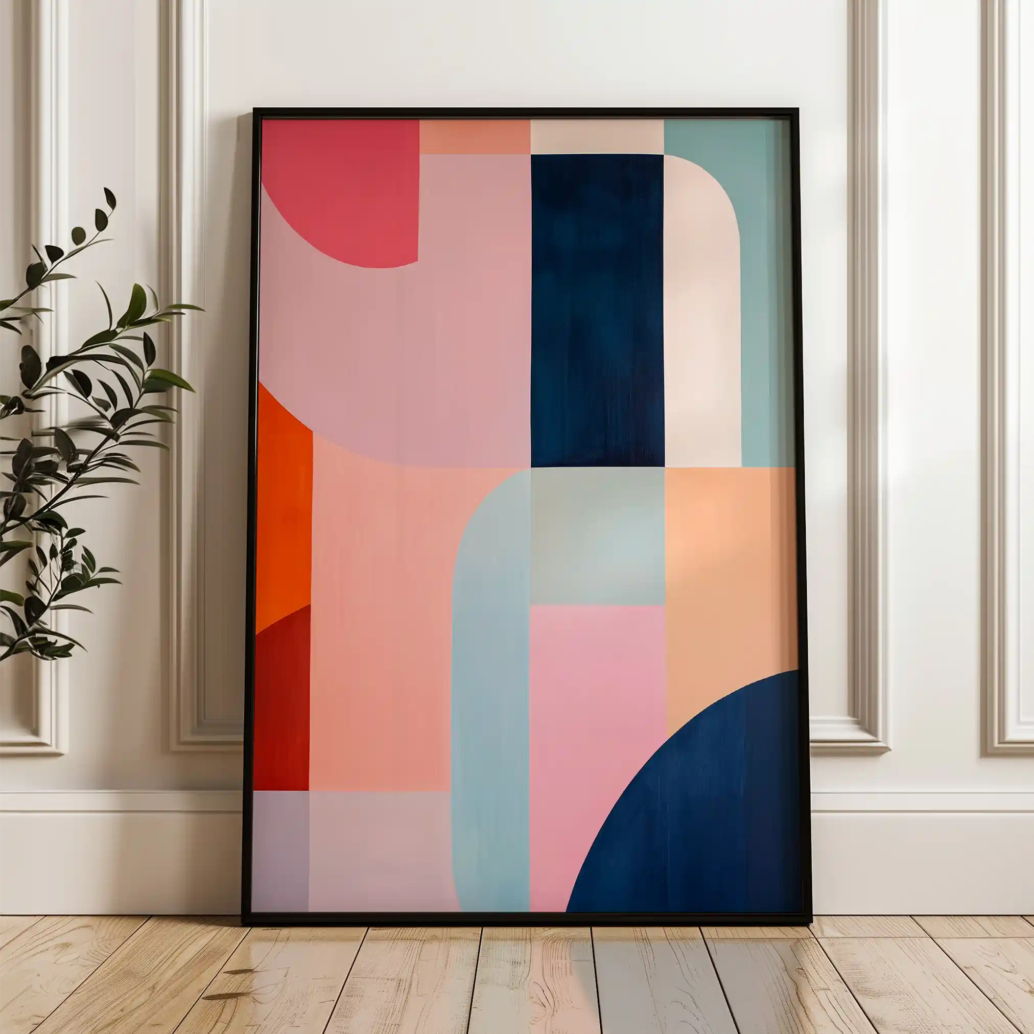 Abstract 573 Canvas Art 60 x 40 cm / Stretched on hidden frame