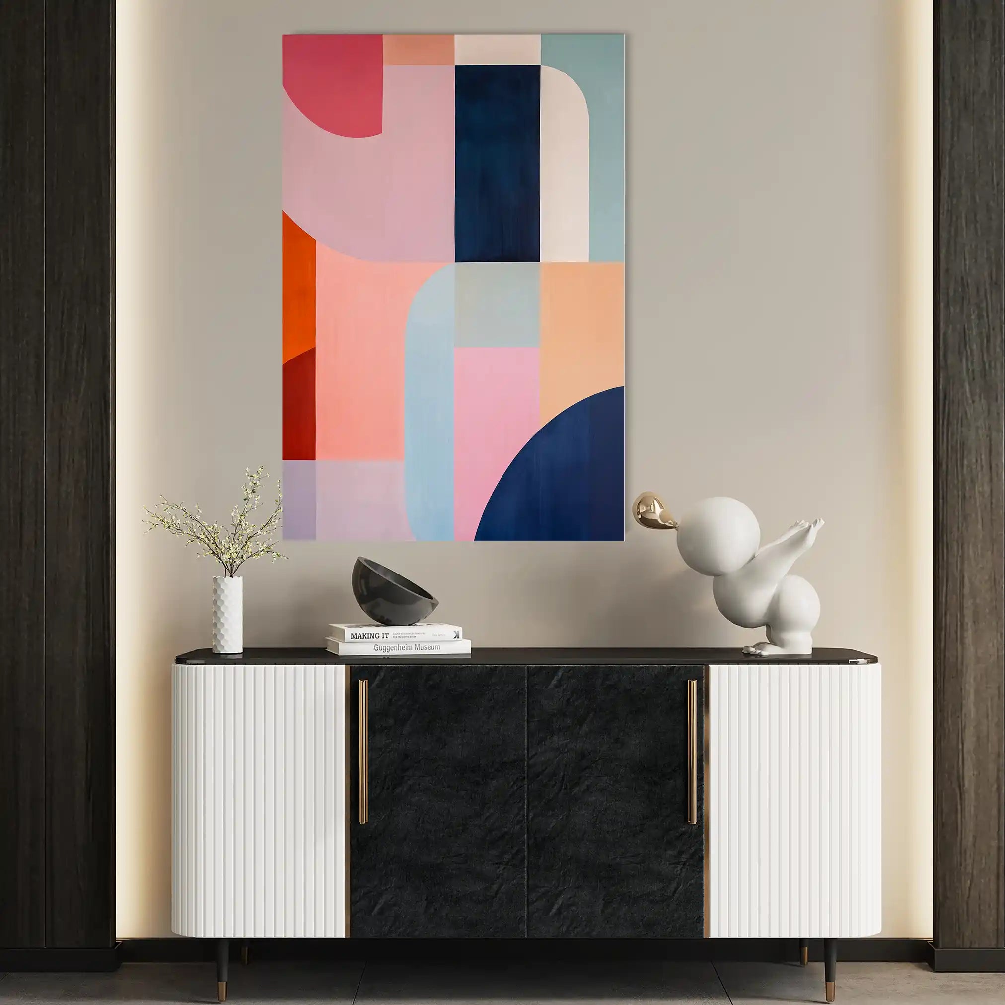 Abstract 573 Canvas Art 60 x 40 cm / Stretched on hidden frame