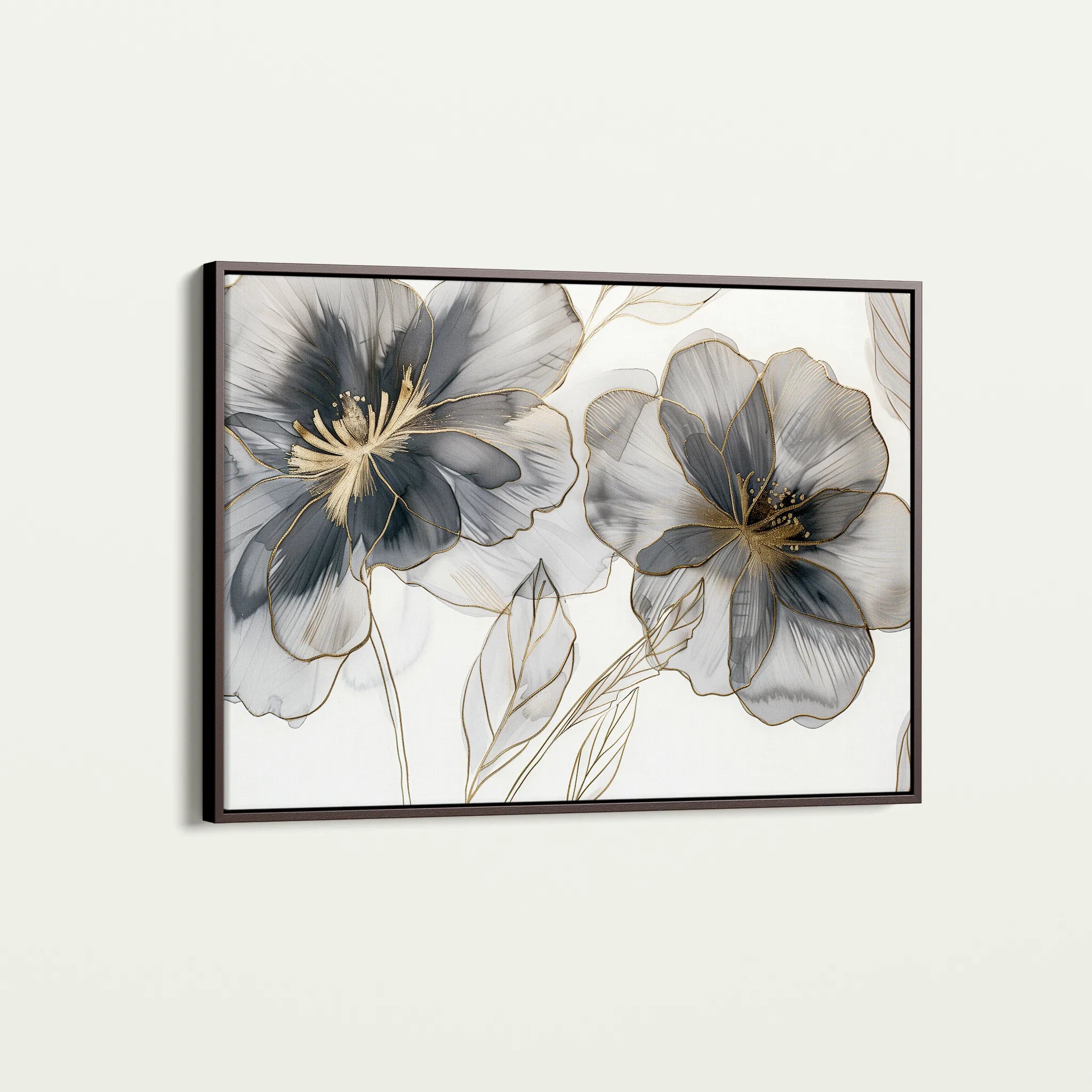 Floral Canvas Wall Art WAD573-F 90 x 60 cm / Stretched on hidden frame