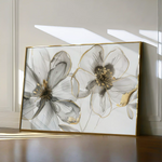 Floral Canvas Wall Art WAD574-F 90 x 60 cm / Stretched on hidden frame