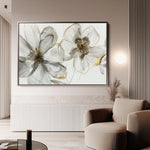 Floral Canvas Wall Art WAD574-F 90 x 60 cm / Stretched on hidden frame