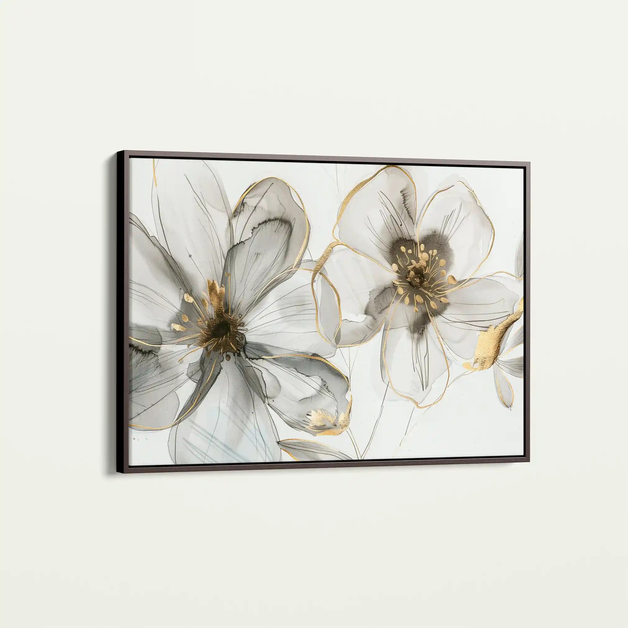Floral Canvas Wall Art WAD574-F 90 x 60 cm / Stretched on hidden frame