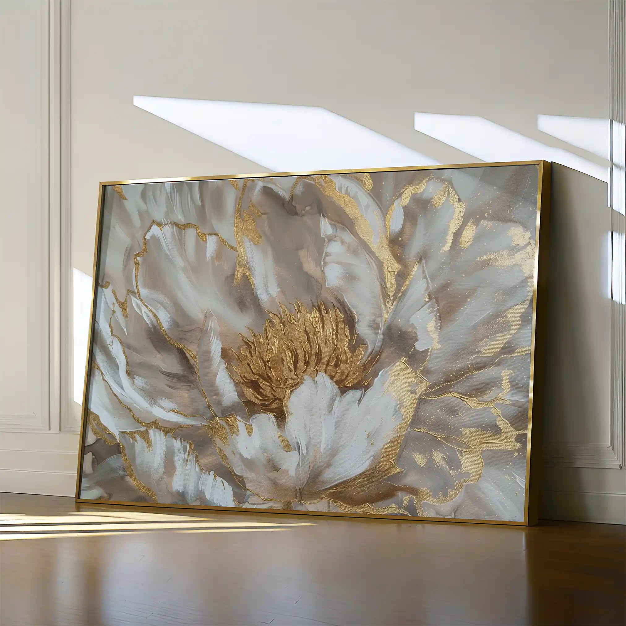 Floral Canvas Wall Art WAD576-F 90 x 60 cm / Stretched on hidden frame