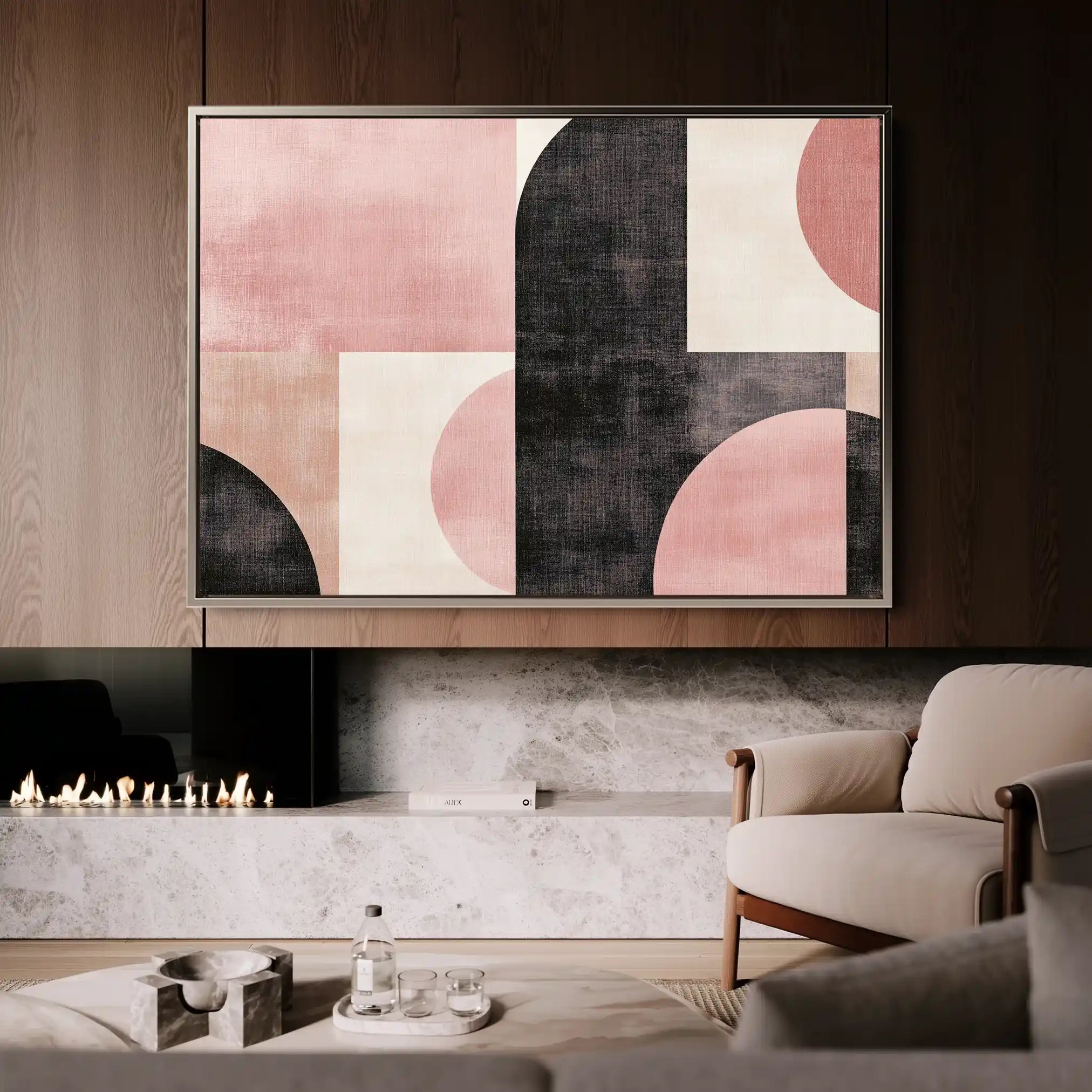 Abstract 577 Canvas Art 60 x 40 cm / Stretched on hidden frame