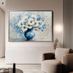 Floral Canvas Wall Art WAD577-F 90 x 60 cm / Stretched on hidden frame