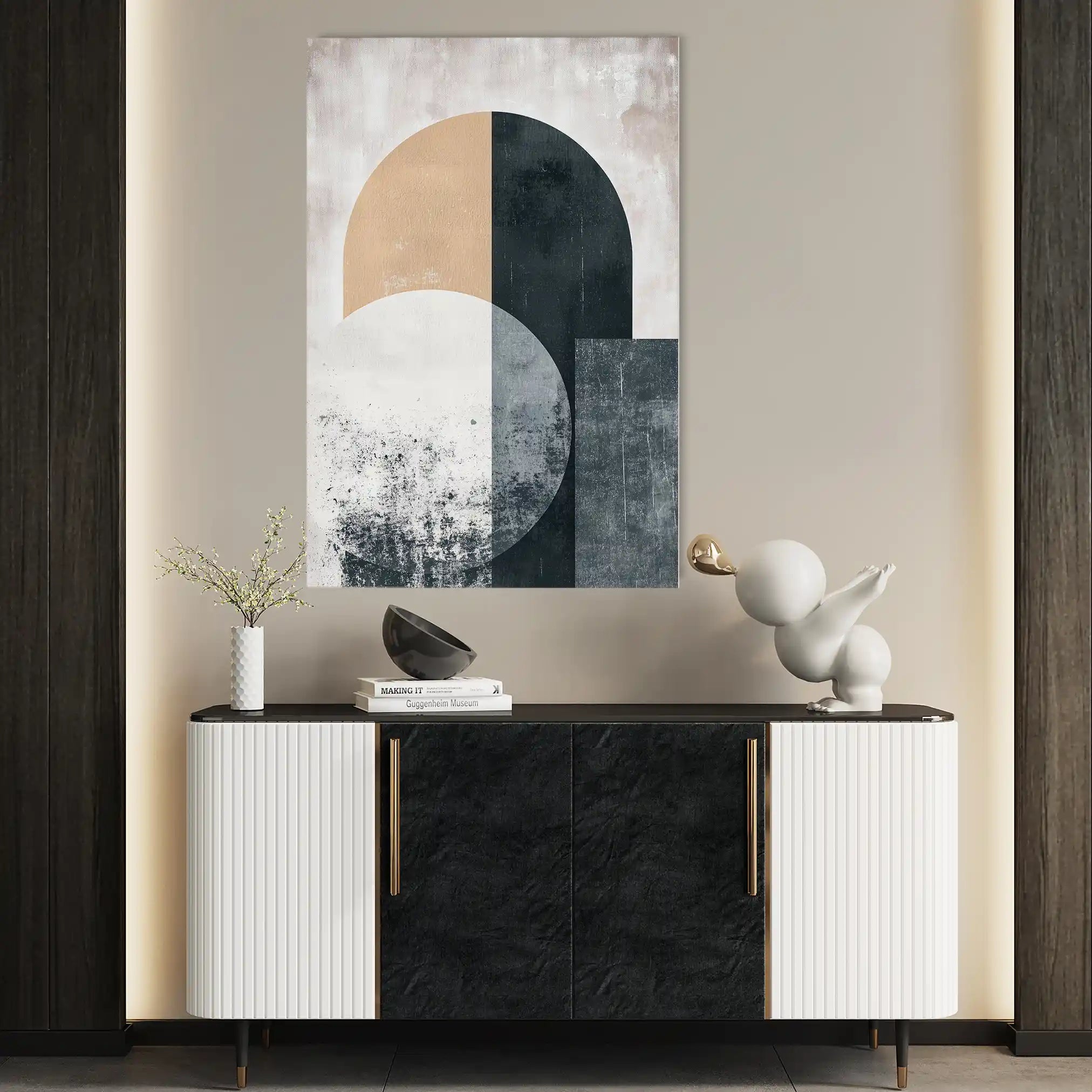 Abstract 578 Canvas Art 60 x 40 cm / Stretched on hidden frame