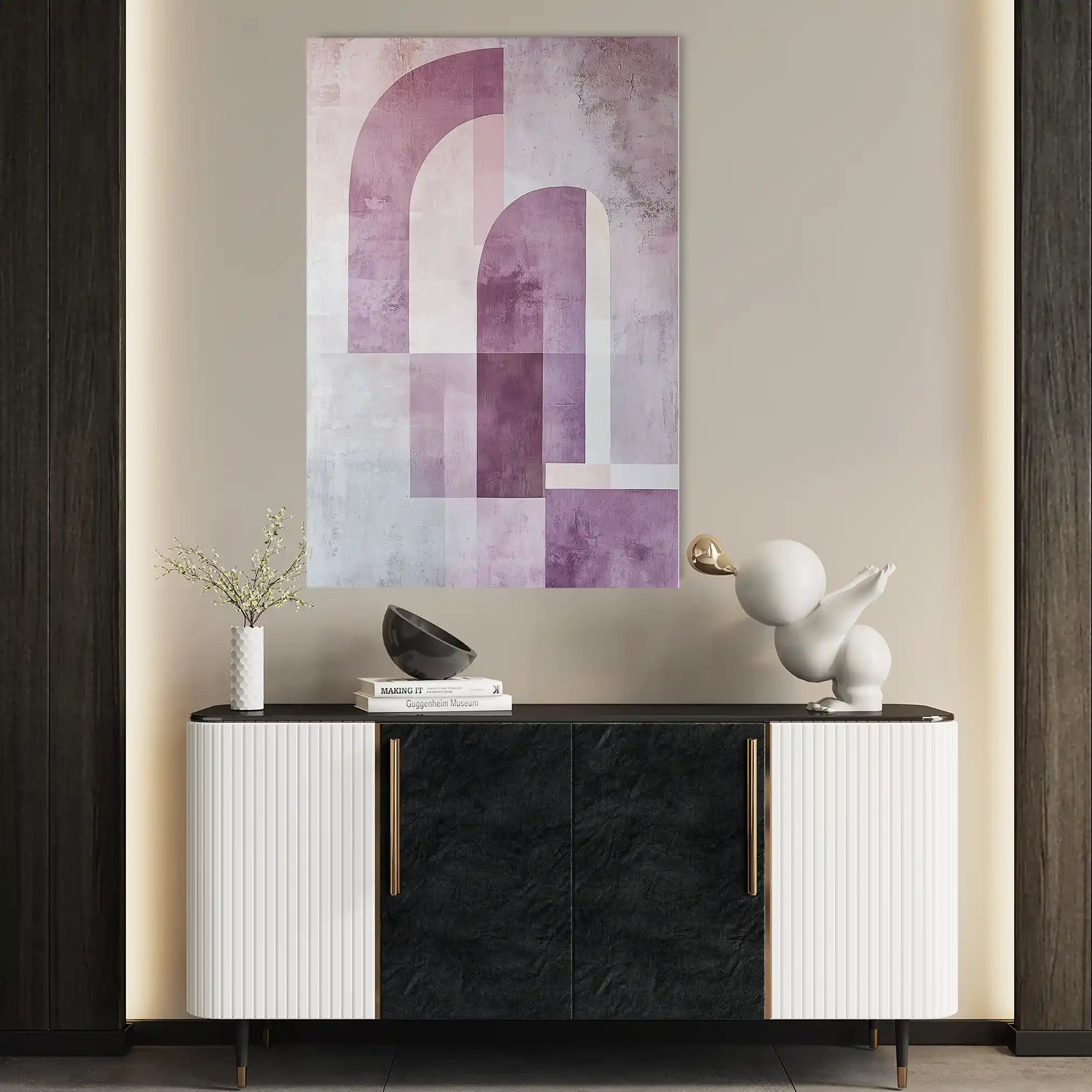 Abstract 580 Canvas Art 60 x 40 cm / Stretched on hidden frame