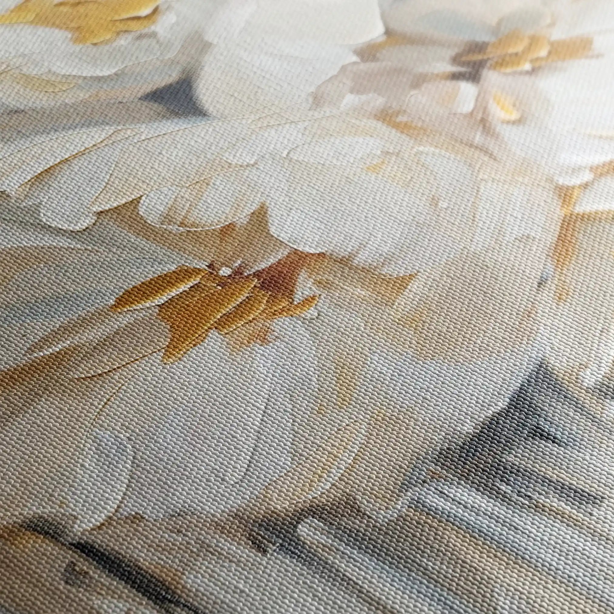 Floral Canvas Wall Art WAD580-F 90 x 60 cm / Stretched on hidden frame