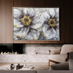 Floral Canvas Wall Art WAD581-F 90 x 60 cm / Stretched on hidden frame