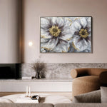 Floral Canvas Wall Art WAD581-F 90 x 60 cm / Stretched on hidden frame