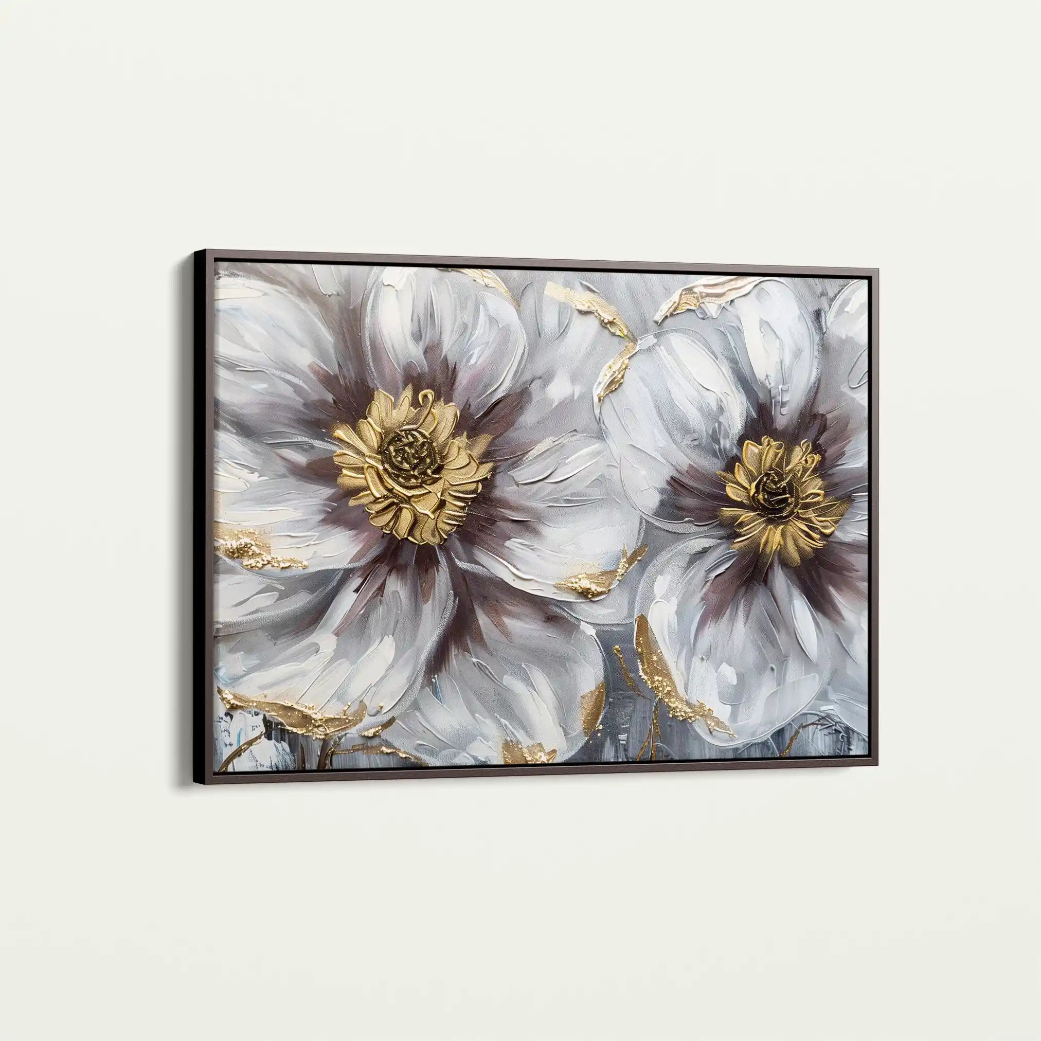 Floral Canvas Wall Art WAD581-F 90 x 60 cm / Stretched on hidden frame