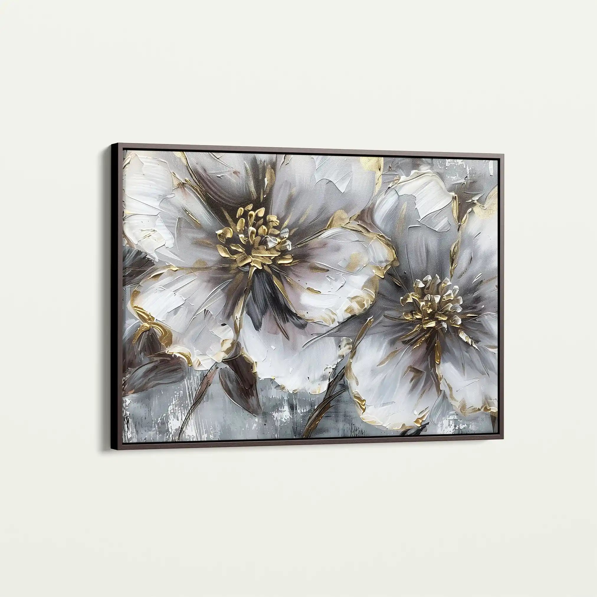 Floral Canvas Wall Art WAD582-F 90 x 60 cm / Stretched on hidden frame