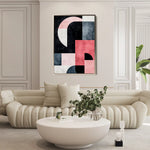 Abstract 583 Canvas Art 60 x 40 cm / Stretched on hidden frame