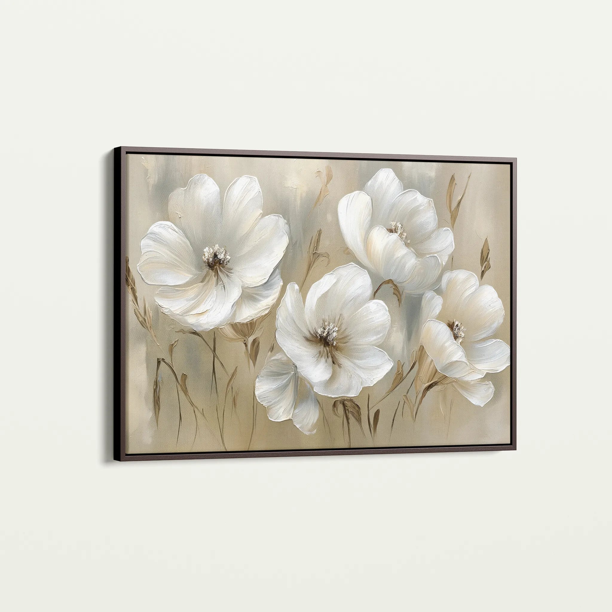 Floral Canvas Wall Art WAD583-F 90 x 60 cm / Stretched on hidden frame