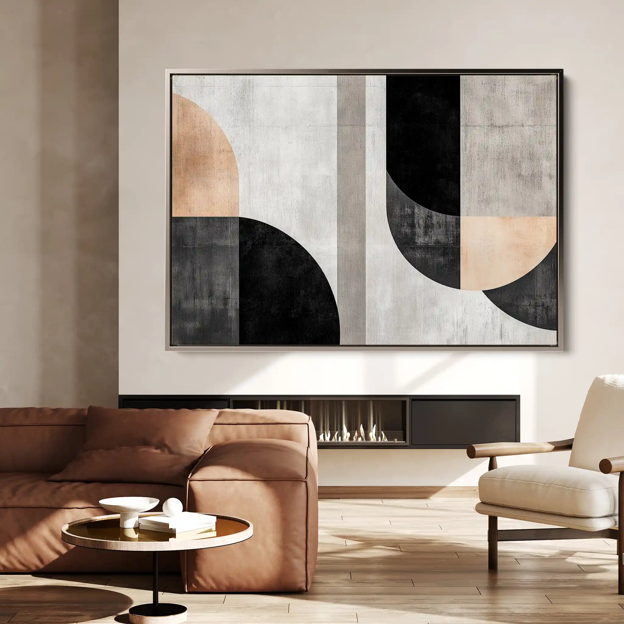 Abstract 584 Canvas Art 60 x 40 cm / Stretched on hidden frame