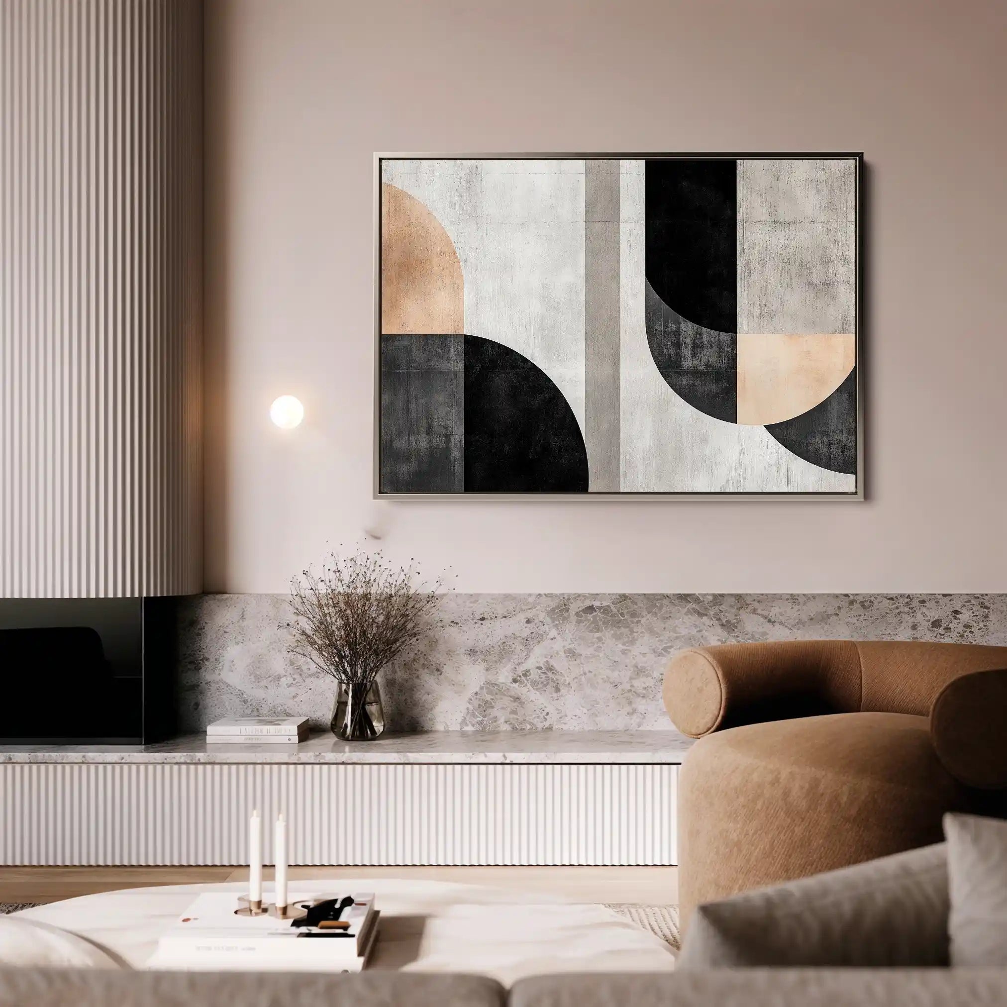 Abstract 584 Canvas Art 60 x 40 cm / Stretched on hidden frame