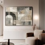 Abstract 588 Canvas Art 60 x 40 cm / Stretched on hidden frame