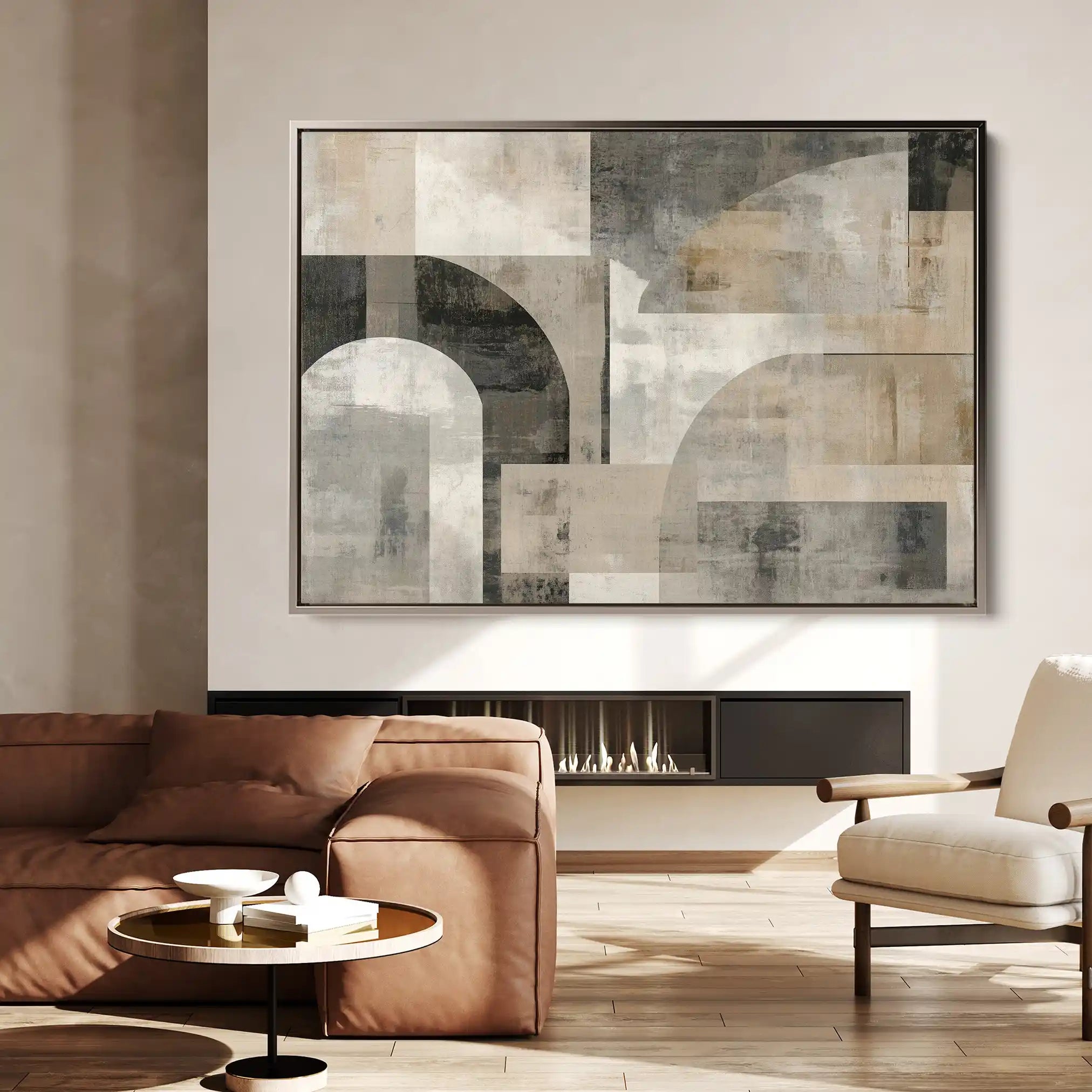 Abstract 588 Canvas Art 60 x 40 cm / Stretched on hidden frame