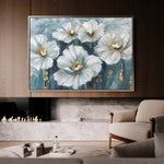Floral Canvas Wall Art WAD588-F 90 x 60 cm / Stretched on hidden frame