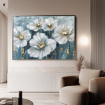 Floral Canvas Wall Art WAD588-F 90 x 60 cm / Stretched on hidden frame