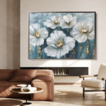Floral Canvas Wall Art WAD588-F 90 x 60 cm / Stretched on hidden frame